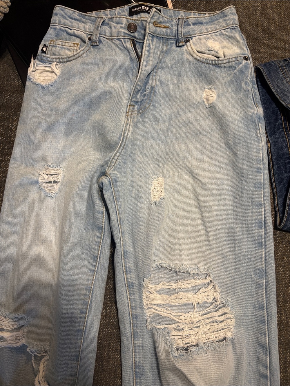 Parker Light Blue Distressed Women's Jeans